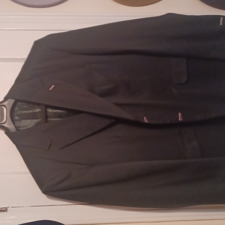 Mens Green Sport Coat Custom Made Sz 50r Functional Buttonholes Mens Green Sport Coat Custom Made Sz 50r Functional Buttonholes